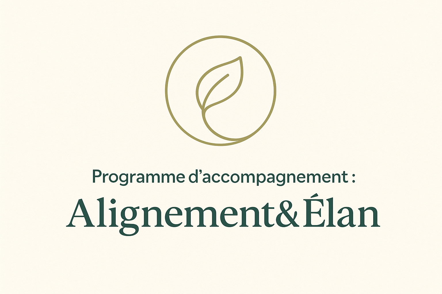 🌿 Programme d’accompagnement :